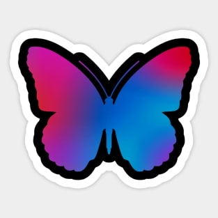 Tie Dye Butterfy Sticker